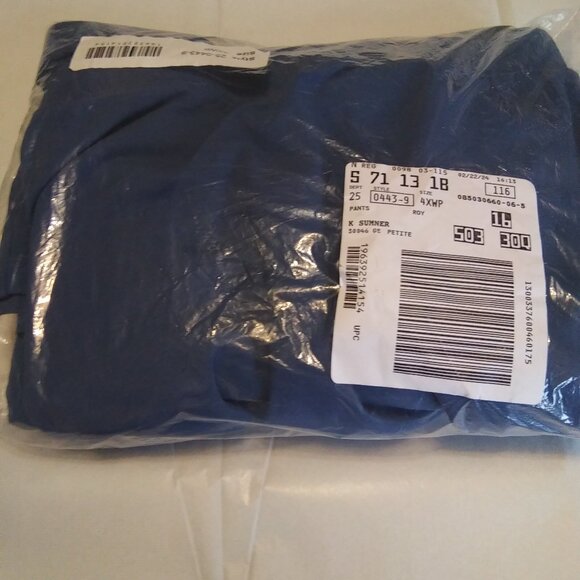 Catherines Dark Blue Suprema Pant-4XWP (Petite)-NWT - Picture 2 of 4